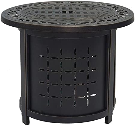 Aluminum Round Firepit Table