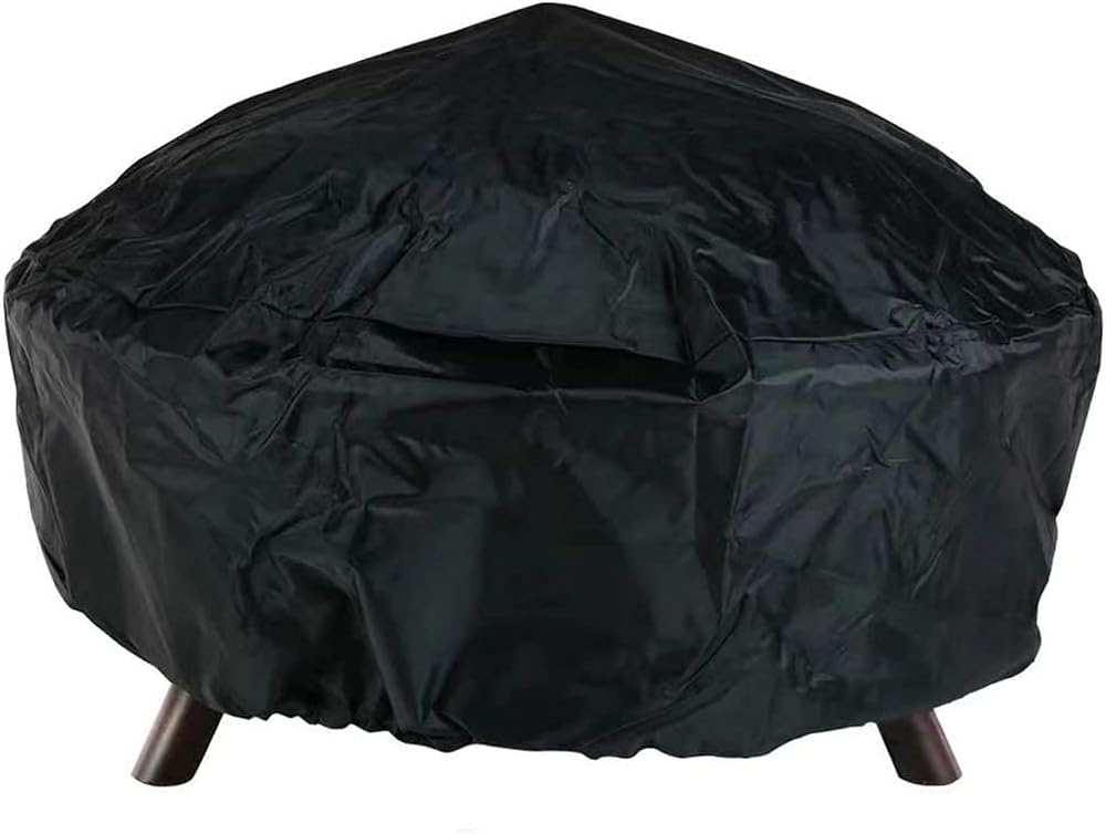 Fire Pit,Outdoor Fire Pit Round Steel Wood Burning with Spark Screen and Fire Poker for Outside Backyard Patio Camping Deck,Family Essential Multifunctional Stove