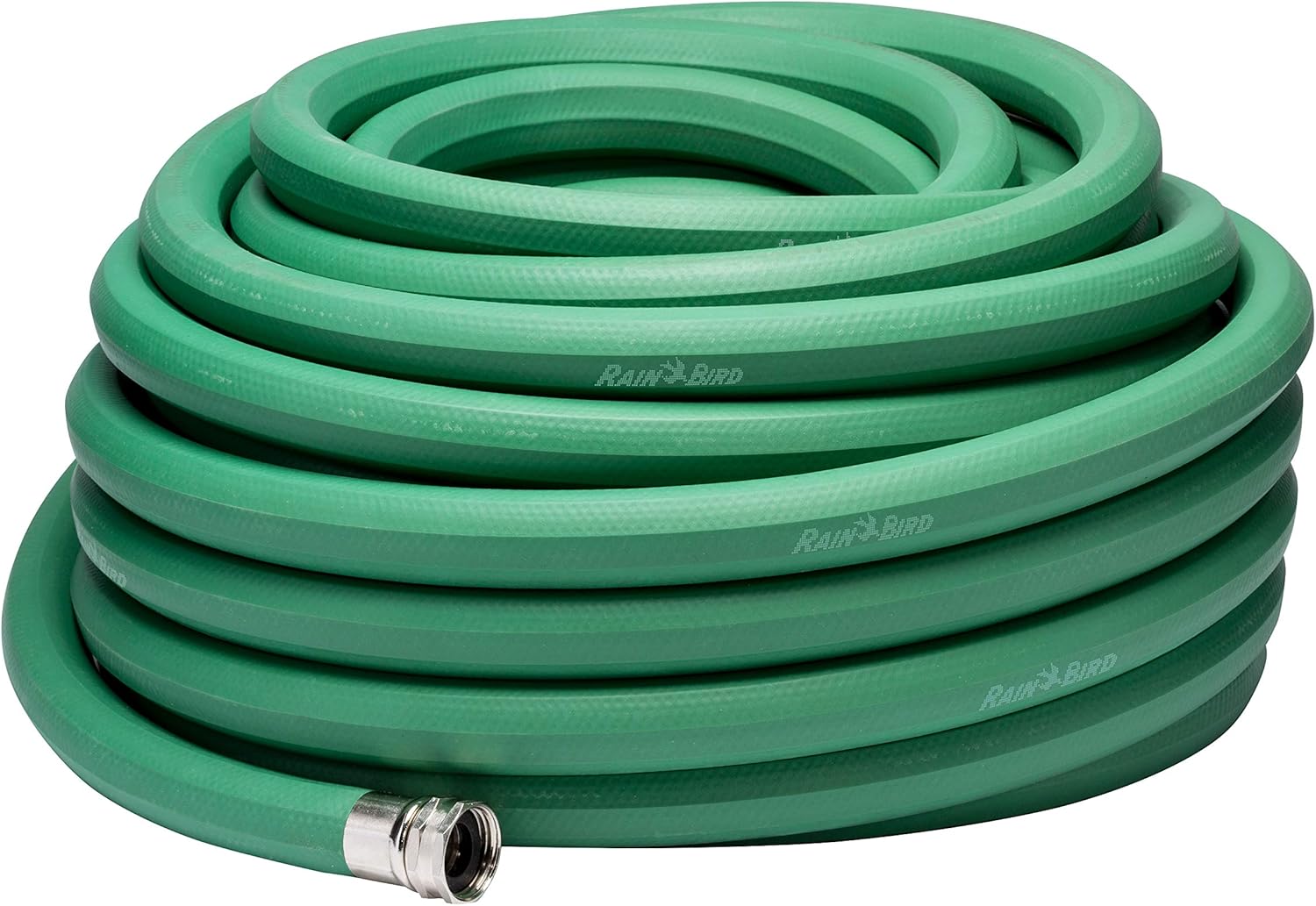 Rain Bird PGH75HF Premium High-Flow Garden Hose, Heavy-Duty 100% EDPM Rubber, Hexagonal, 3/4