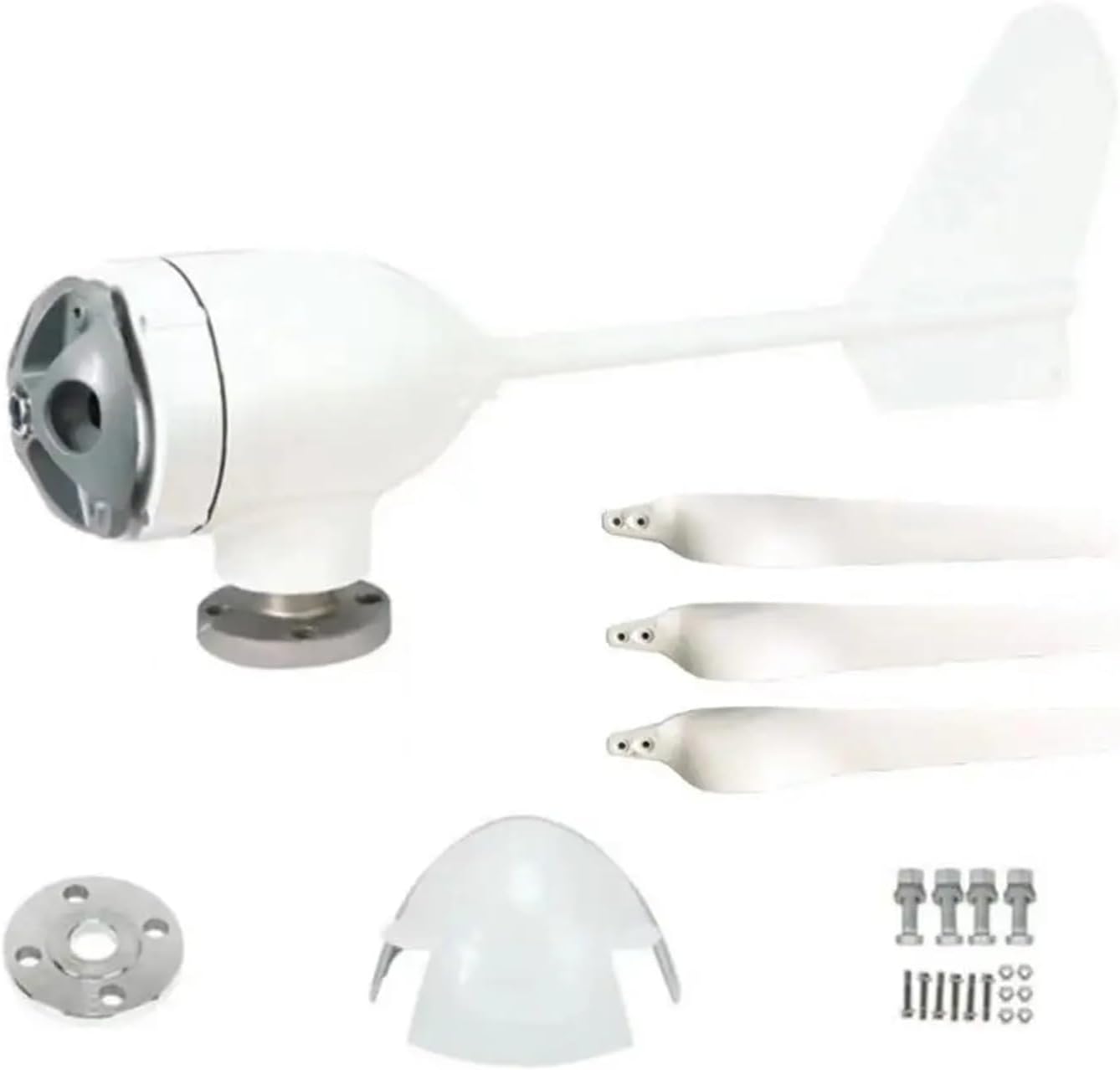 10000W Horizontal Wind Turbine Generator Kit 12V 48V 20000W Wind Turbine Generator for Home Use with Controller Industrial Energy(48V_20KW)