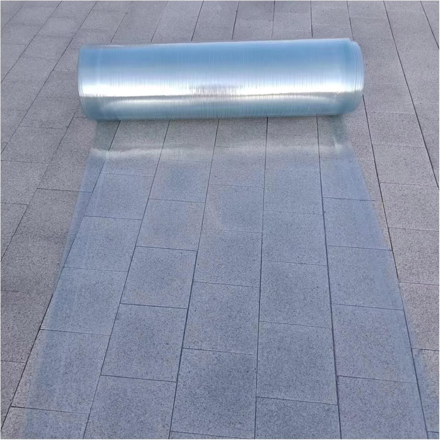 Polycarbonate Roofing Sheet, UV Resistant Greenhouse Clear Film, Balcony Garage Garden Commercial Transparent Insulation Day Lighting Panels (Color : Clear-1mm, Size : 1.5x4m)