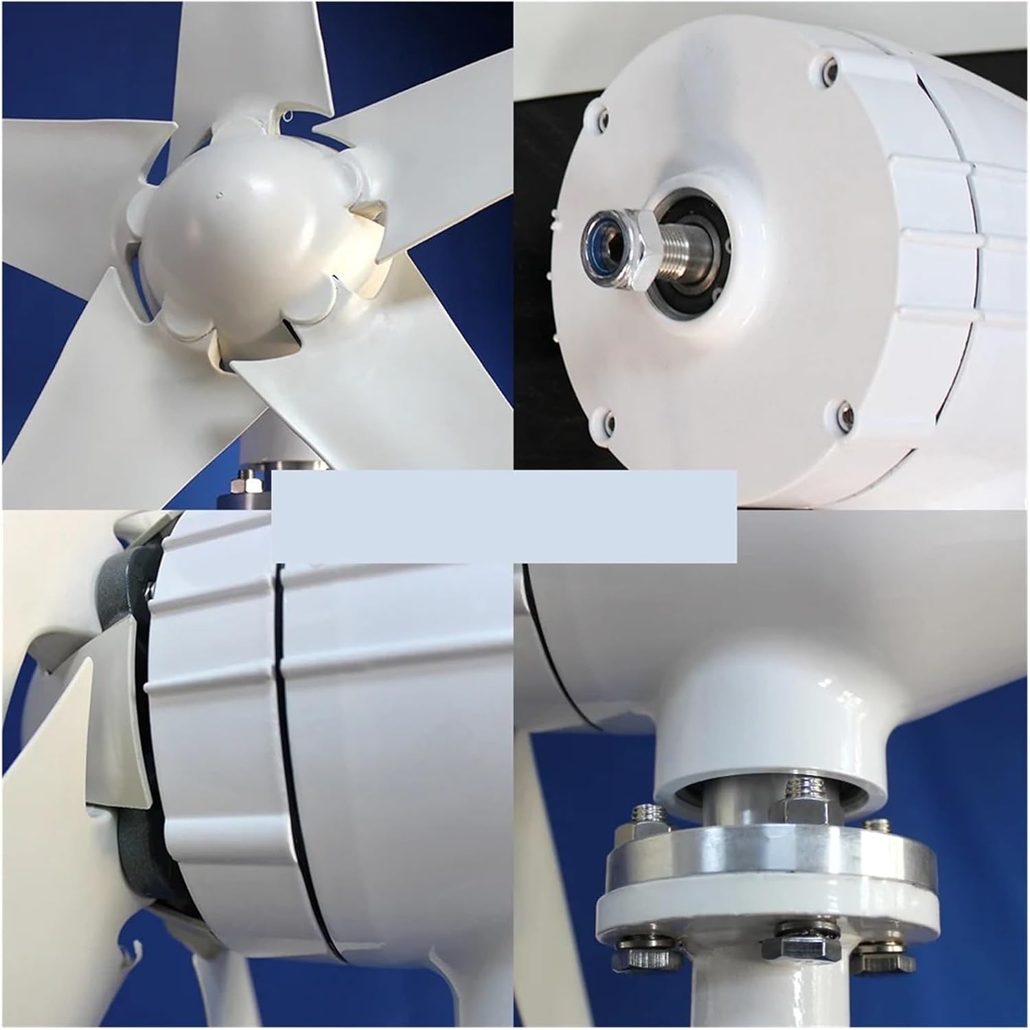 Wind Turbine Real Power 3000W Horizontal Turbine Charging Controller for Household Farms Low Starting Speed for Home(MPPT Controller,48V_3000W)