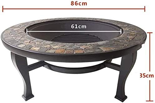 Outdoor Fire Pit Outdoor Fire Pit Large Bonfire Wood Burning Patio Backyard Firepit for Outside with Round Spark Screen