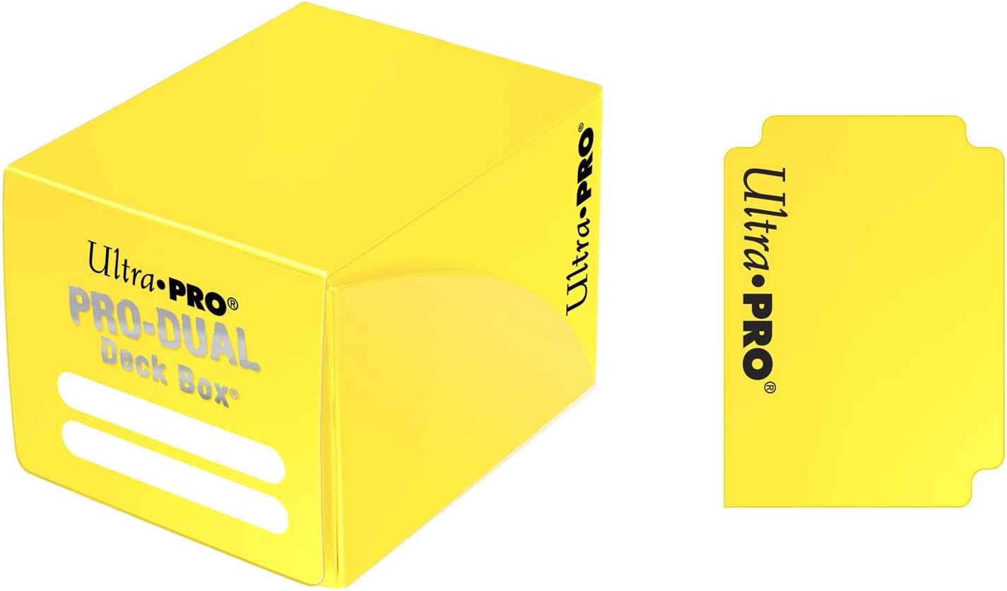 Ultra PRO Dual Deck Box, Small, Yellow