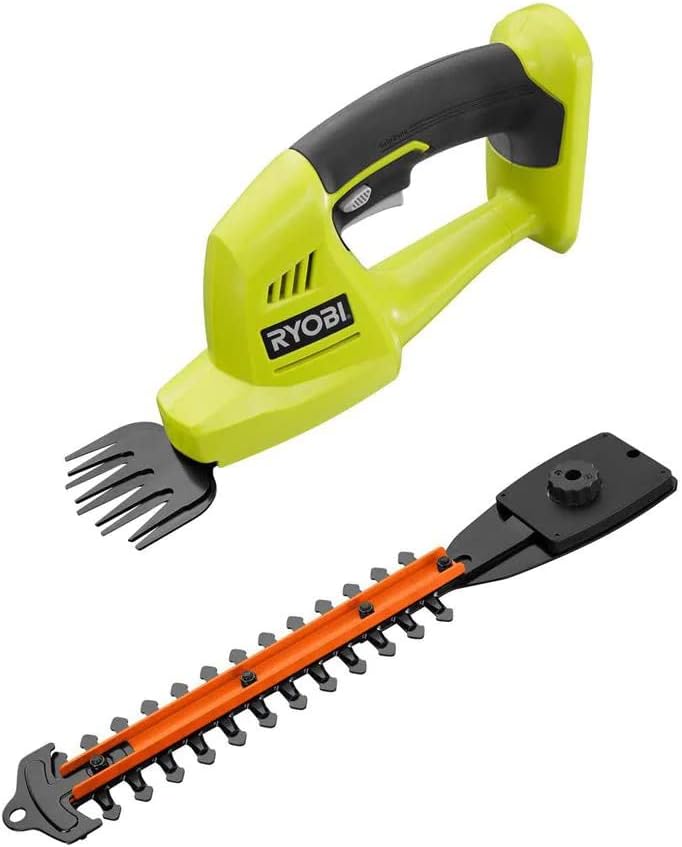 Ryobi P2900B ONE+ 18-Volt Lithium-Ion Cordless Grass Shear and Shrubber - Battery and Charger Not Included
