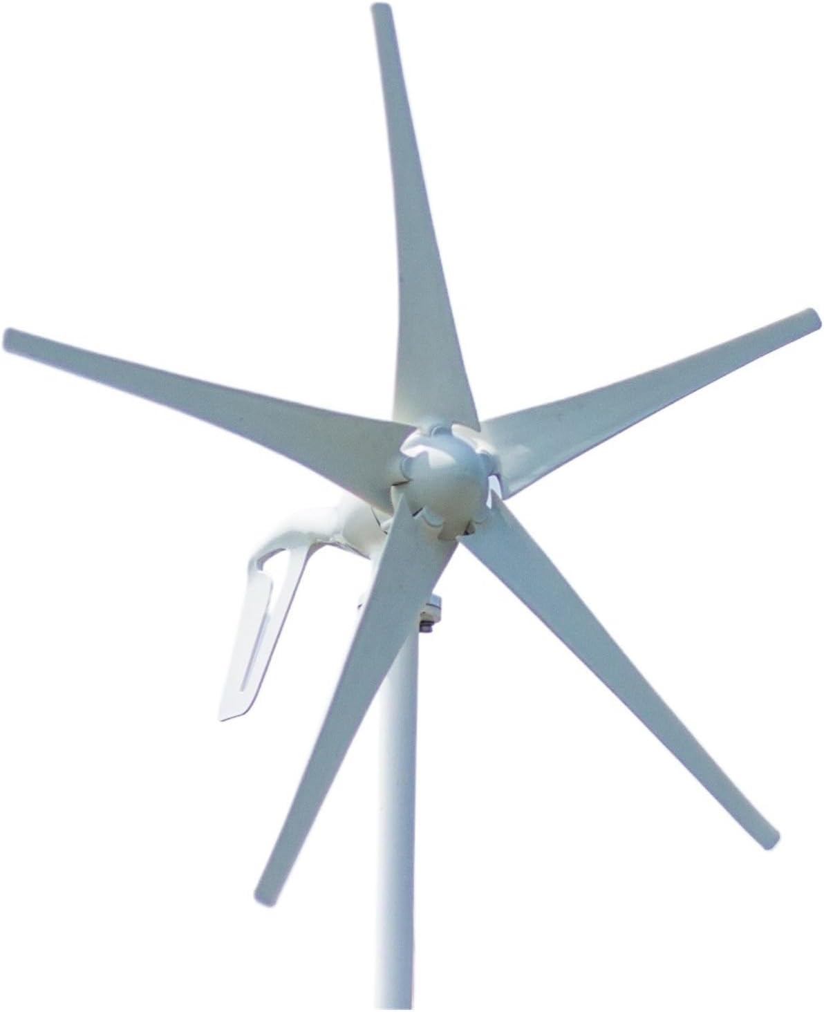 Wind Turbines, Wind Turbine Generator 12V/24V 800W Rated 5 Blades Windmill Low Wind Speed Starting Wind Turbines(24V)