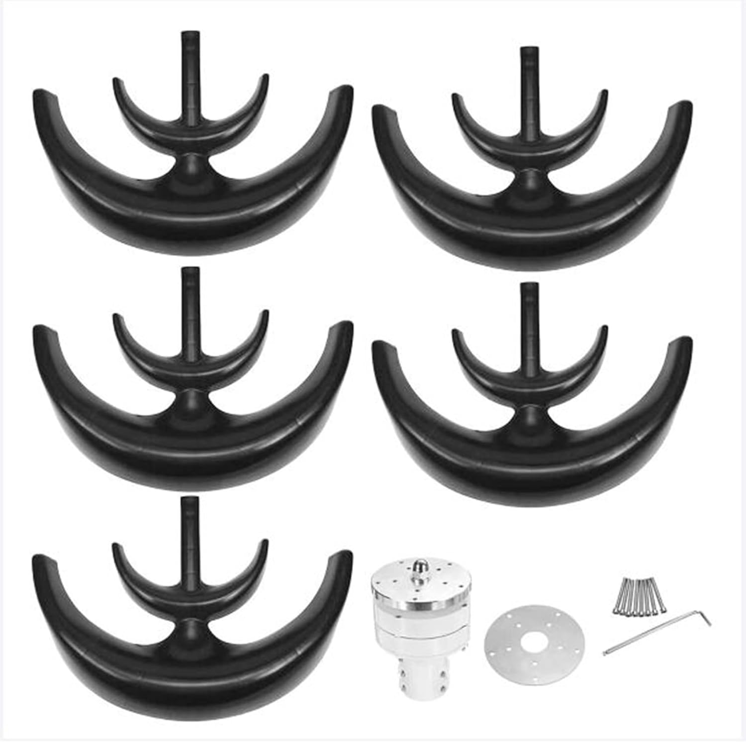 Wind Turbine Generator for Home Use 6000W Low RPM Magnetic Levitation Windmill with Controller, Eco-Friendly Renewable Energy Solution(12V-220V)