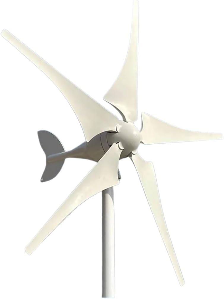 5000W Wind Turbine Generator Wind Power Complete System Kit for Home Appliance Electric Generator Camping Industrial Energy(Hybrid Control,24V)