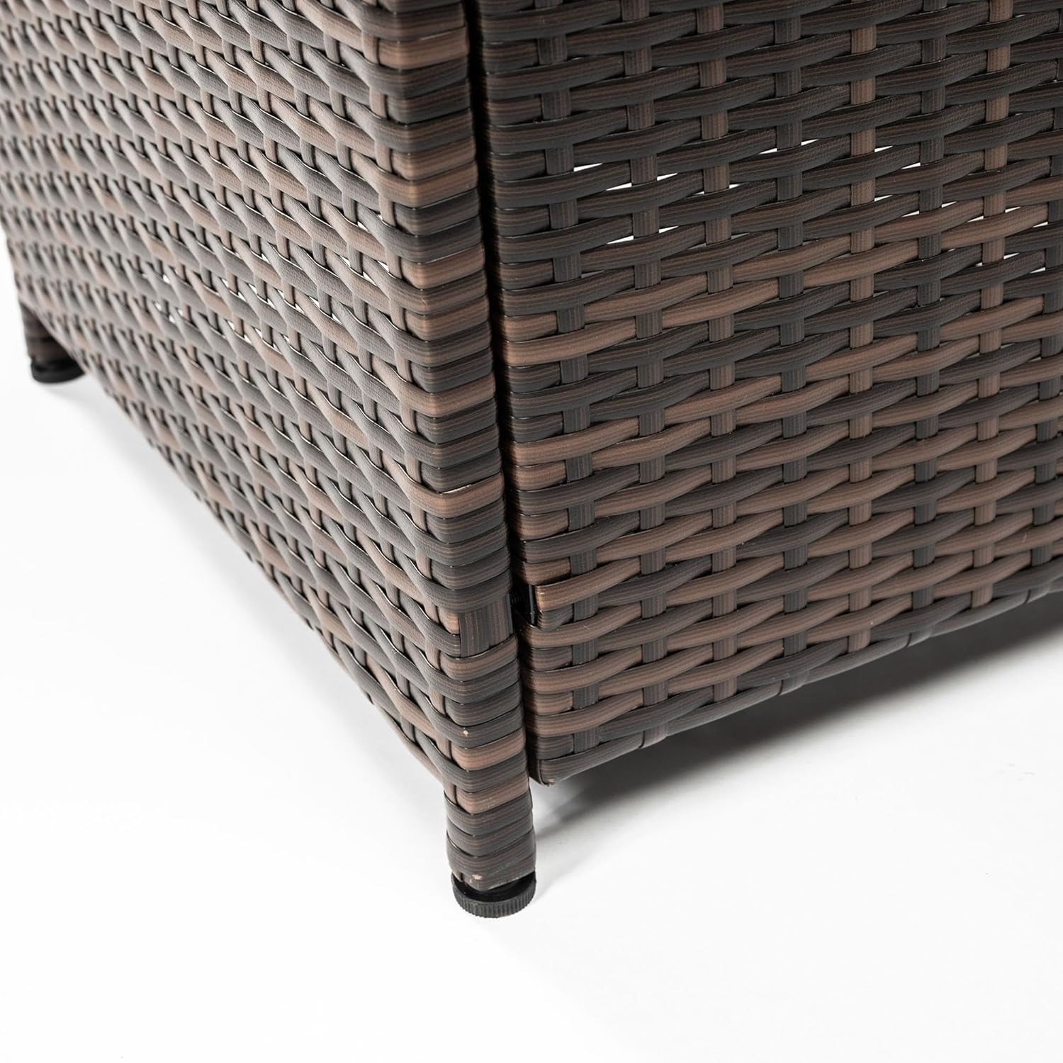 28 Inches Square Fire Pit Table for Living Room Black Brown Outdoor Indoor Fireplace, Modern Patio Heater with Glass Wind Guard, Deck, Backyard (1 Doors)