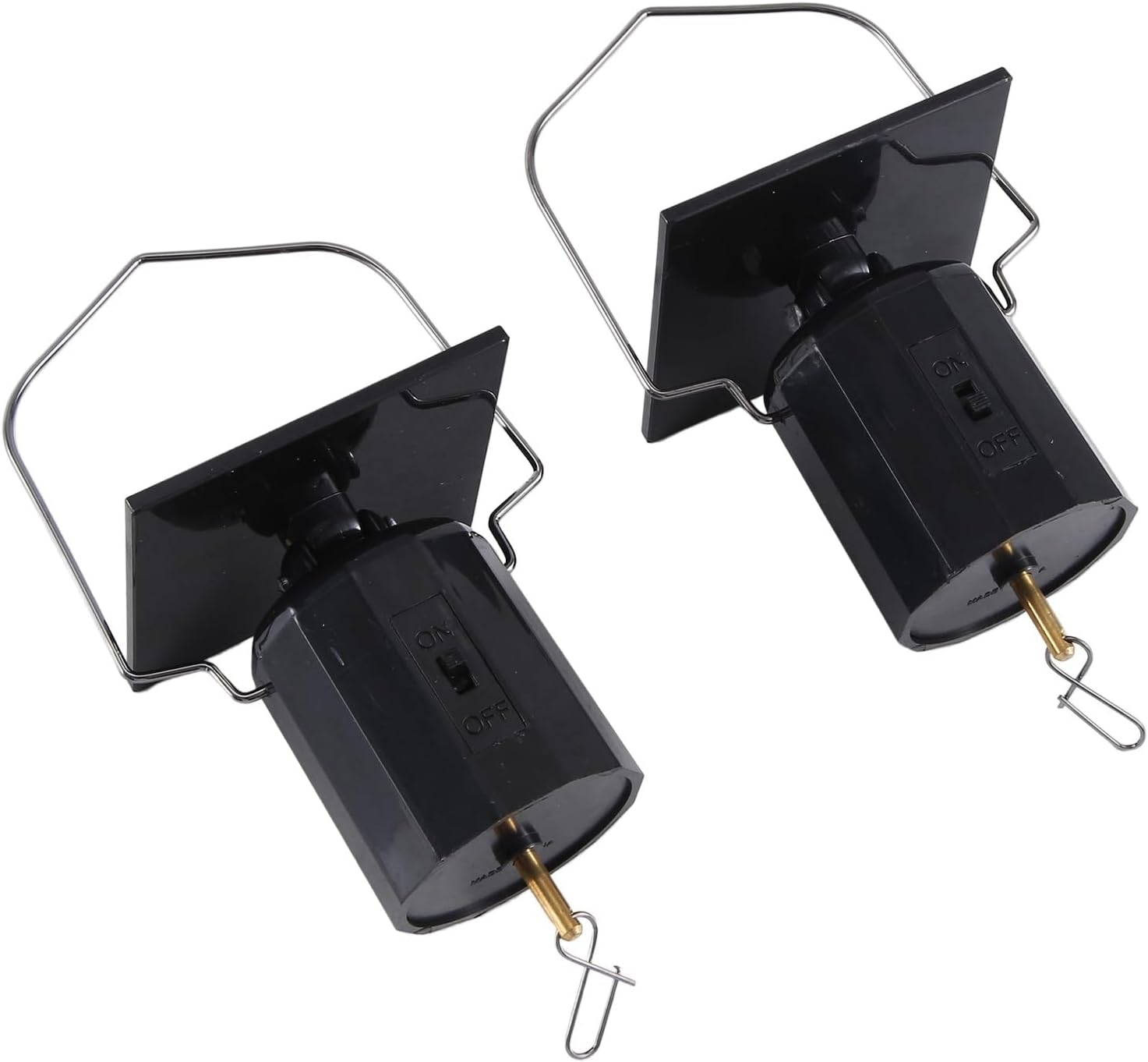 Solar Hanging Display Motor Rotating Small Motor Solar Wind Spinner Motor Multi-Purposes Rotatable Hook 10Pcs