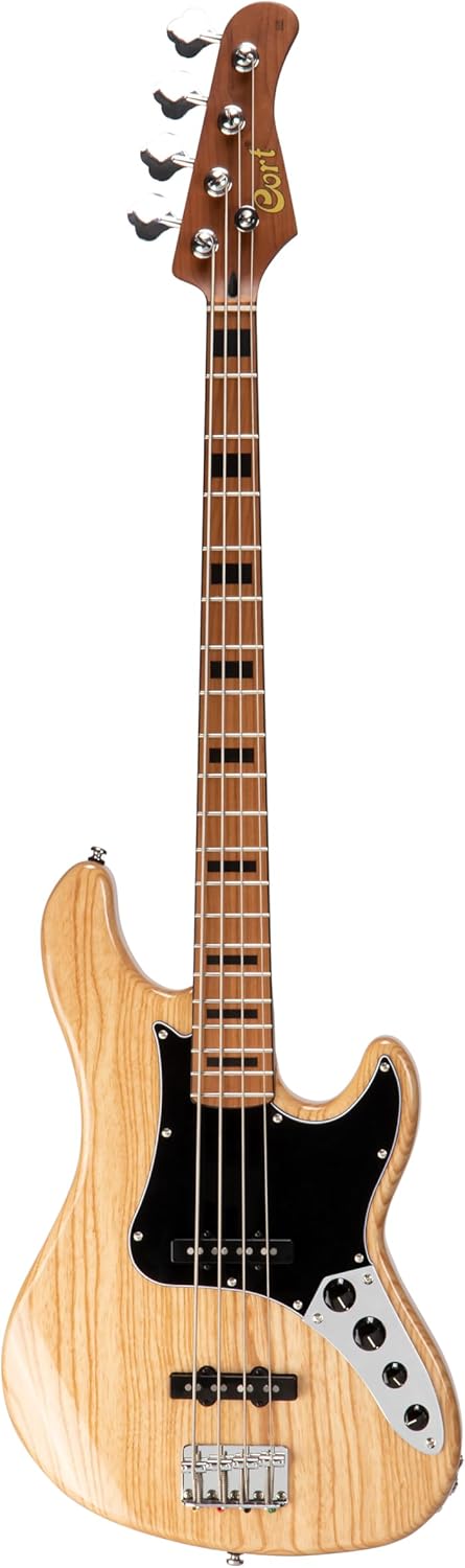 Cort GB64JJNAT GB Series Bass Guitar, Natural