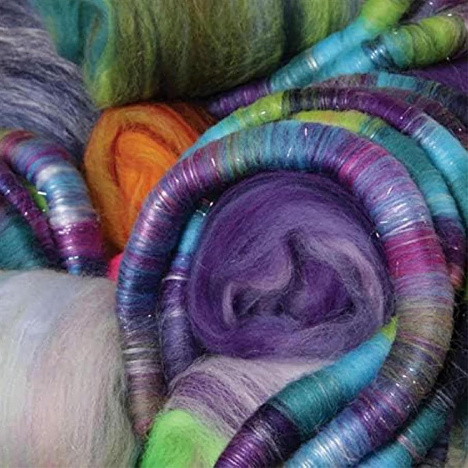 TsoLay Manual Wool Combing Machine, DIY Manual Wool Felt Machine with Cleaning Brush and Awl, Tooth Pitch Can Be Set, Drum Diameter 315mm, for DIY Craft, Handmade Enthusiasts