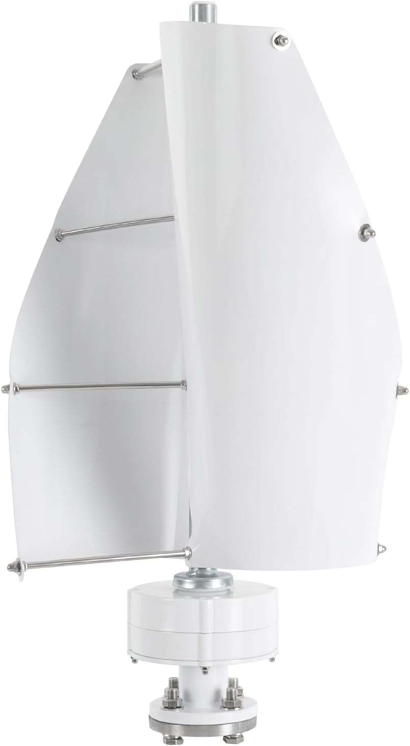 Vertical Wind Turbine Generator Kit, 500W Low Noise Magnetic Levitation Wind Turbine with Controller, 2 Blades Maglev Axis Wind Turbine Generator for Home Street