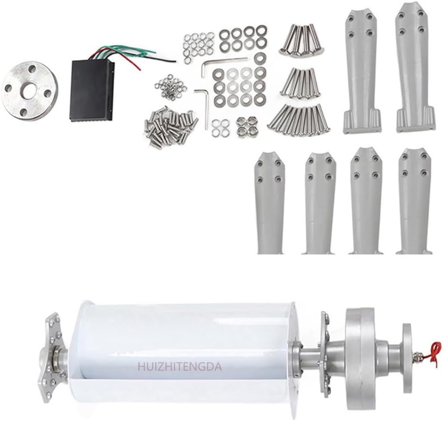 8000W No Noise Home Wind Turbine Generator,12V 24V 48V Magnetic Levitation Turbine W/Controller 3 Blade Wind Turbine Generator for Home Street Lighting