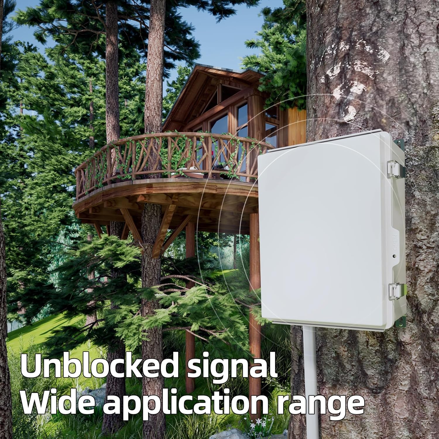 UL Certified Junction Box, NEMA 6 Weatherproof 94V-0 Flame Retardant, Plastic Electrical Enclosure for Industrial Projects, Includes Mounting Plate (Grey Cover, 16.1