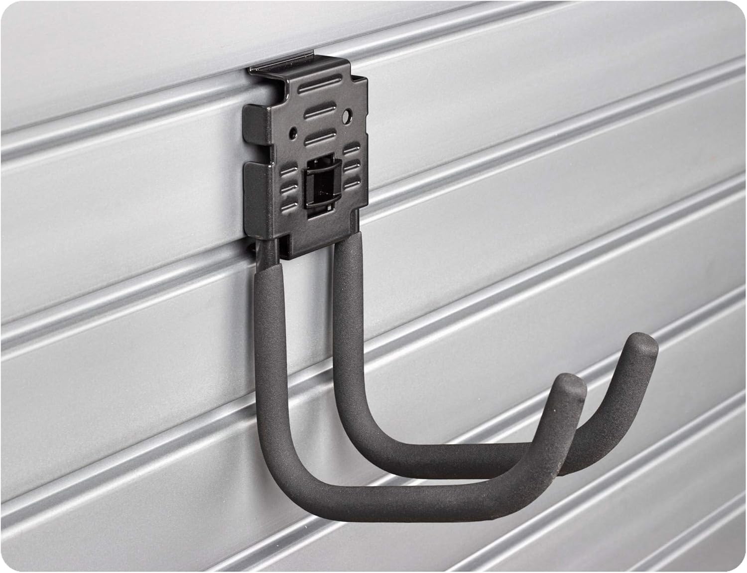 HandiWall Basic Accessory Kit with Locking Brackets for Garage Slatwall Panel Organization