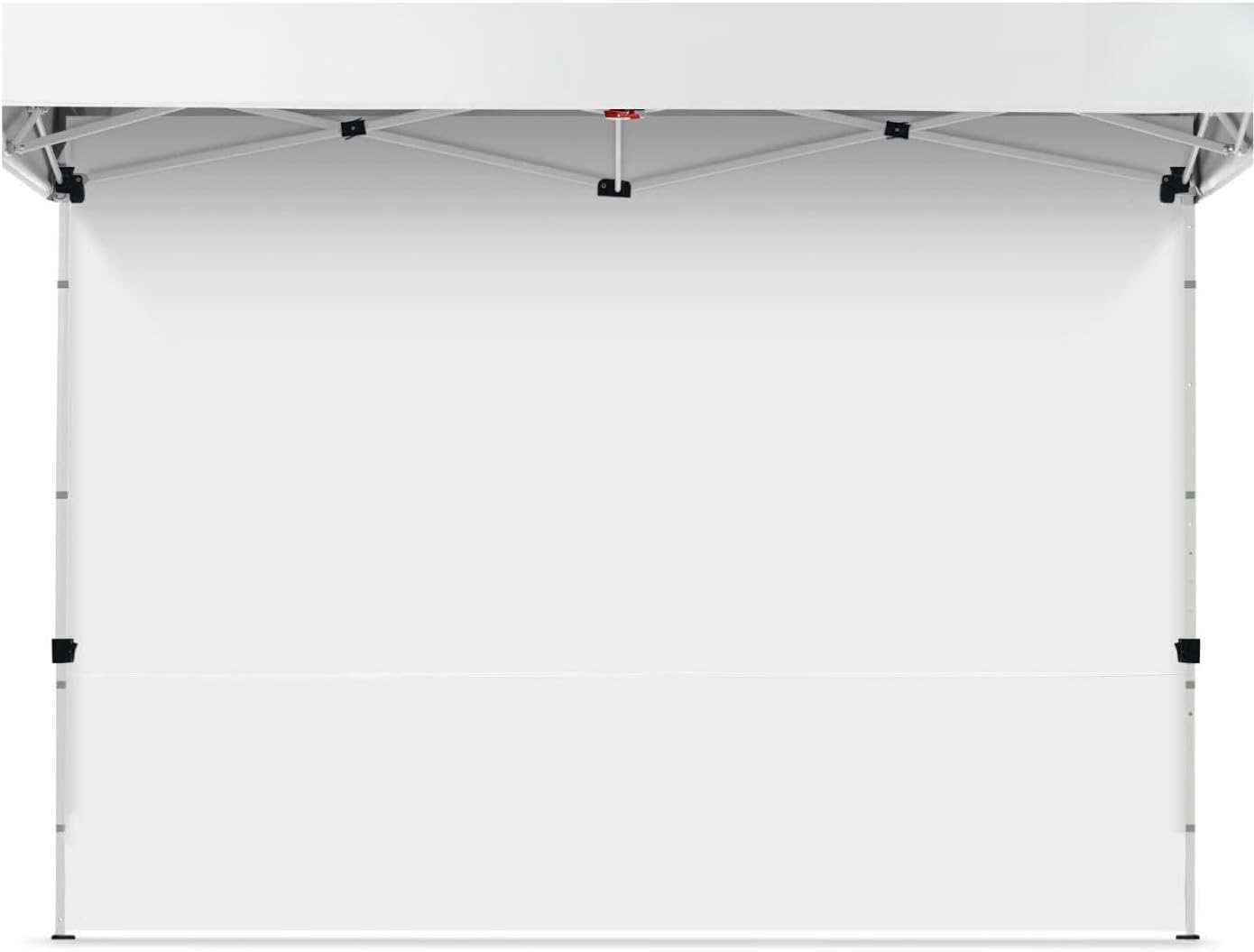 Bundle of MASTERCANOPY Instant Canopy Tent Sidewall(10'x10', White) x1 and MASTERCANOPY Ez Pop-up Canopy Tent (10x10ft,Navy Blue) x1