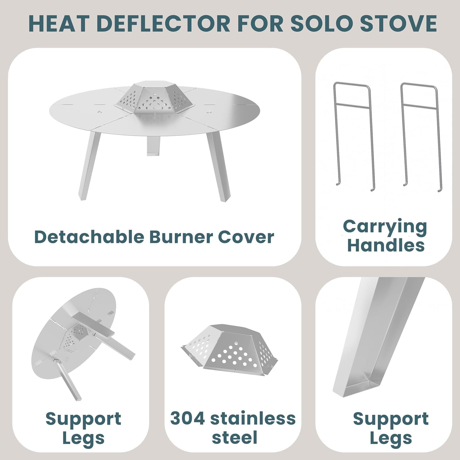 Heat Deflector for Solo Stove Yukon 27