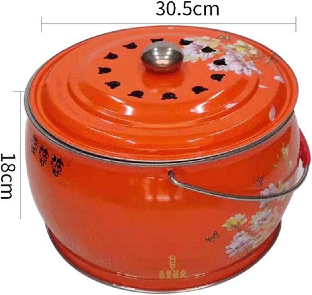 BNEI Tabletop fire Pit, Stainless Steel, Adjustable fire, Beautiful Appearance, 30.5 * 18cm, red Colour