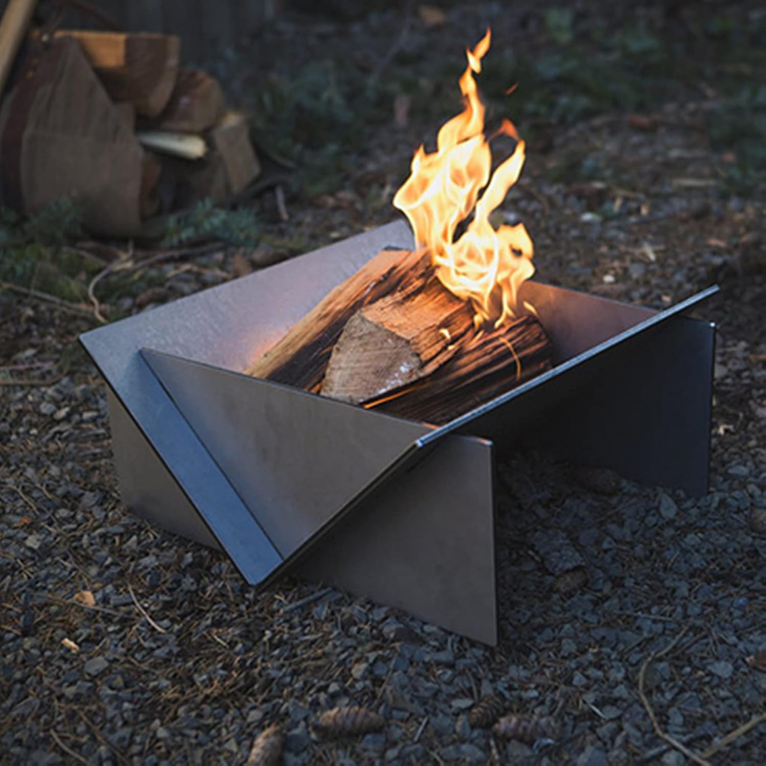 Large Fire Pits & Bowls,Heavy Duty Outdoor Firepit,DIY Metal Fire Pits,Wood Burning Firepit Grill