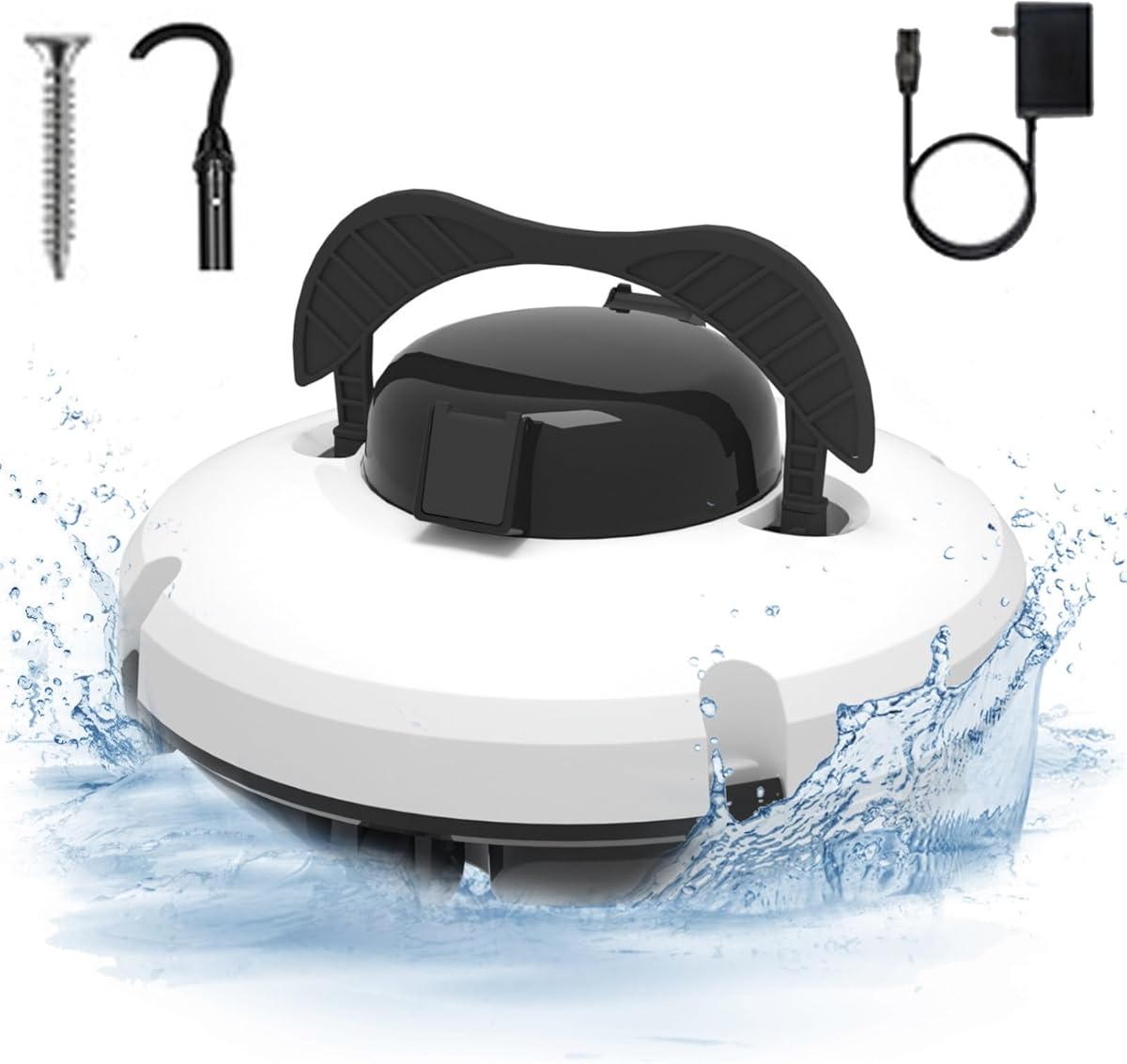 Cordless Robotic Cleaner Automatic In Ground Pool Cleaning Kit with 5200mah Battery & Powerful Dual Motors Underwater Cleaner (120 Mins Runtime)