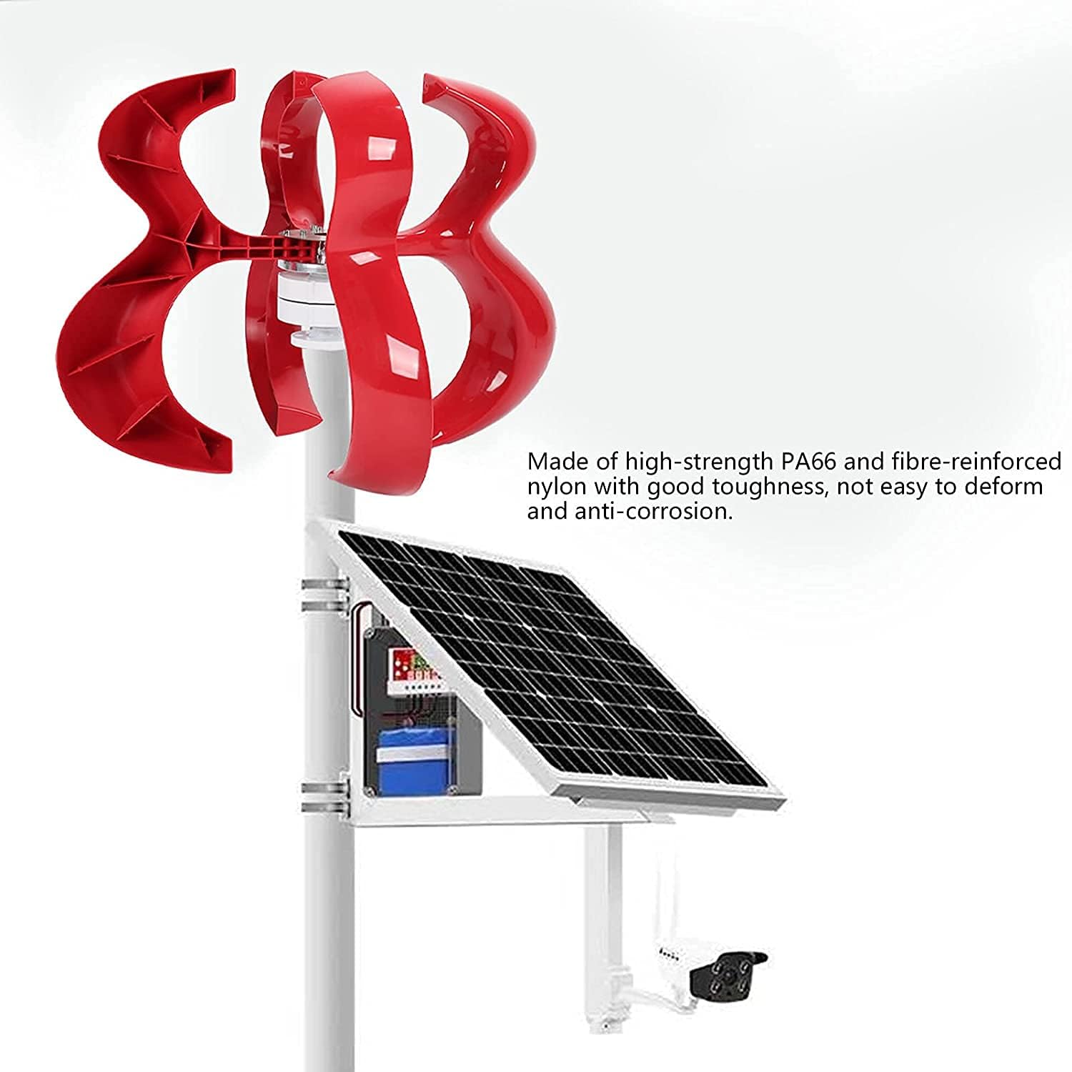 Wind Turbine 4000W 4 Blades Vertical Axis Wind Turbine Generator Permanent Magnet Generator Wind Turbine Kit