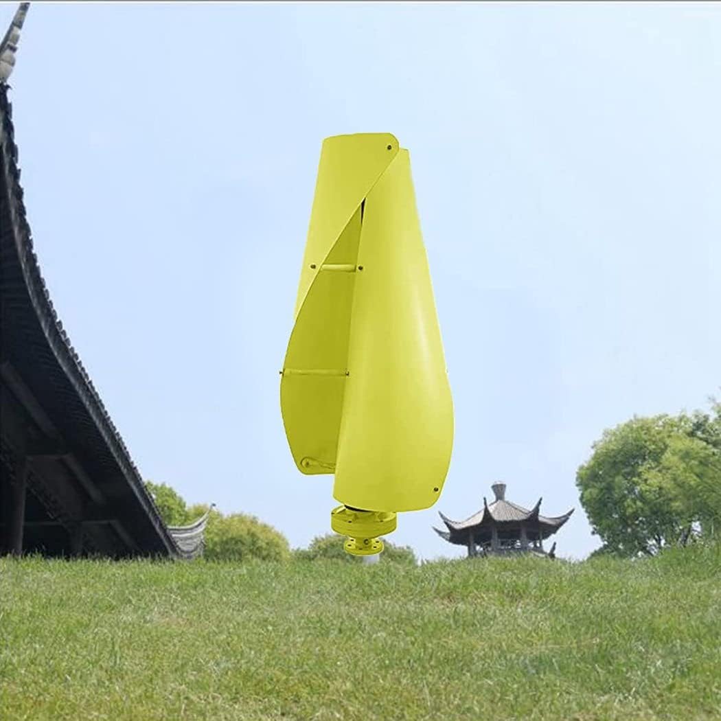 LiuSj JUnSt 12000W Spiral Iron Wind Turbine,Vertical Wind Power Generator, with 12V/ 24V/48V Wind Turbine Controller for Roof Top