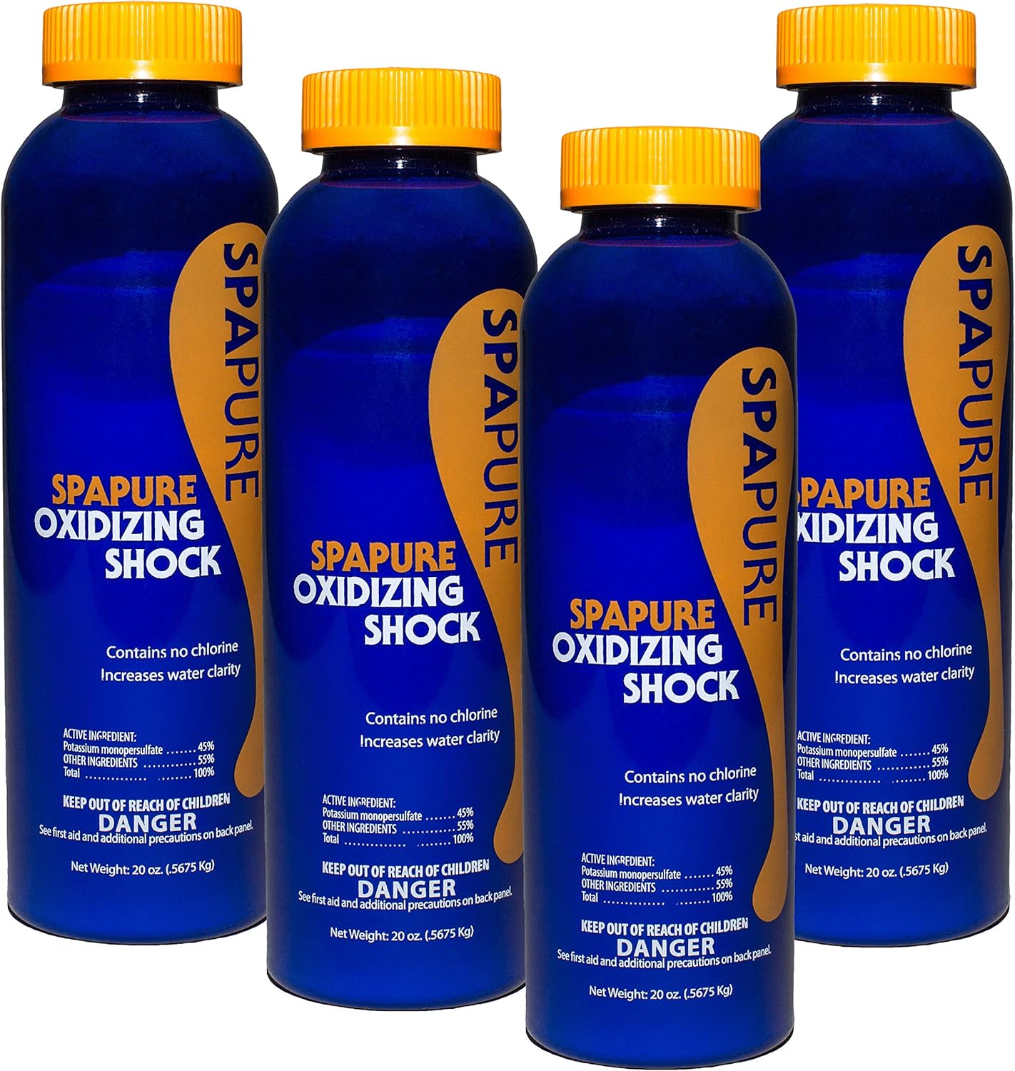 PureSpa SpaPure Oxidizing Shock (20 oz) (4 Pack)