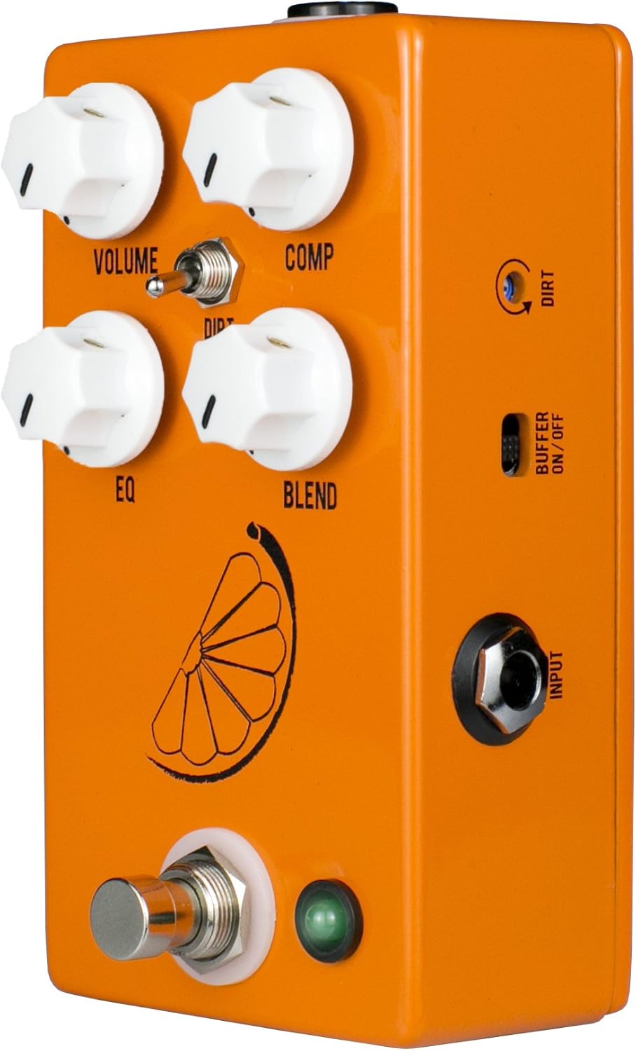 JHS Pulp N' Peel V4 Compressor Guitar Effects Pedal & Keeley Caverns V2 Reverb and Delay Pedal, White (KCav2)