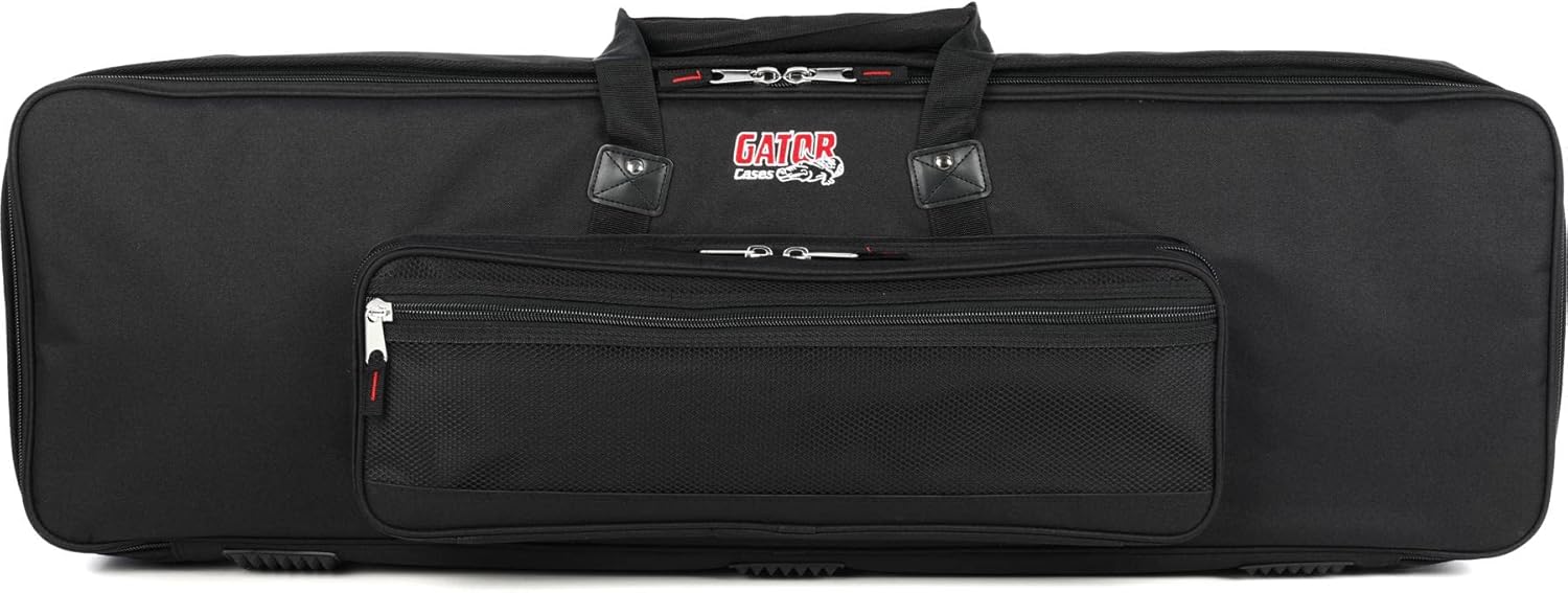 Gator Cases GKB Series Slim 61-Note Padded Keyboard Gig Bag, (GKB-61-SLIM)