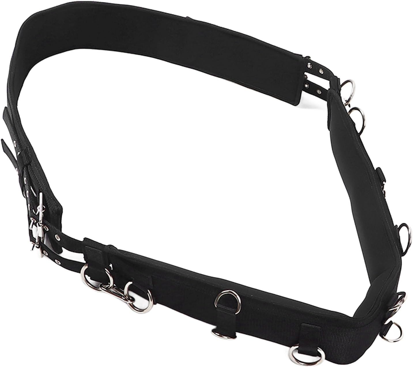 AYNEFY Horse Accessories Other Horse Supplies, Training Gear 180cm to 215cm Adjustment Equestrian Belt with Buckle Design Equestrian Surcingle Buckle Belt for Horse Riding Horse