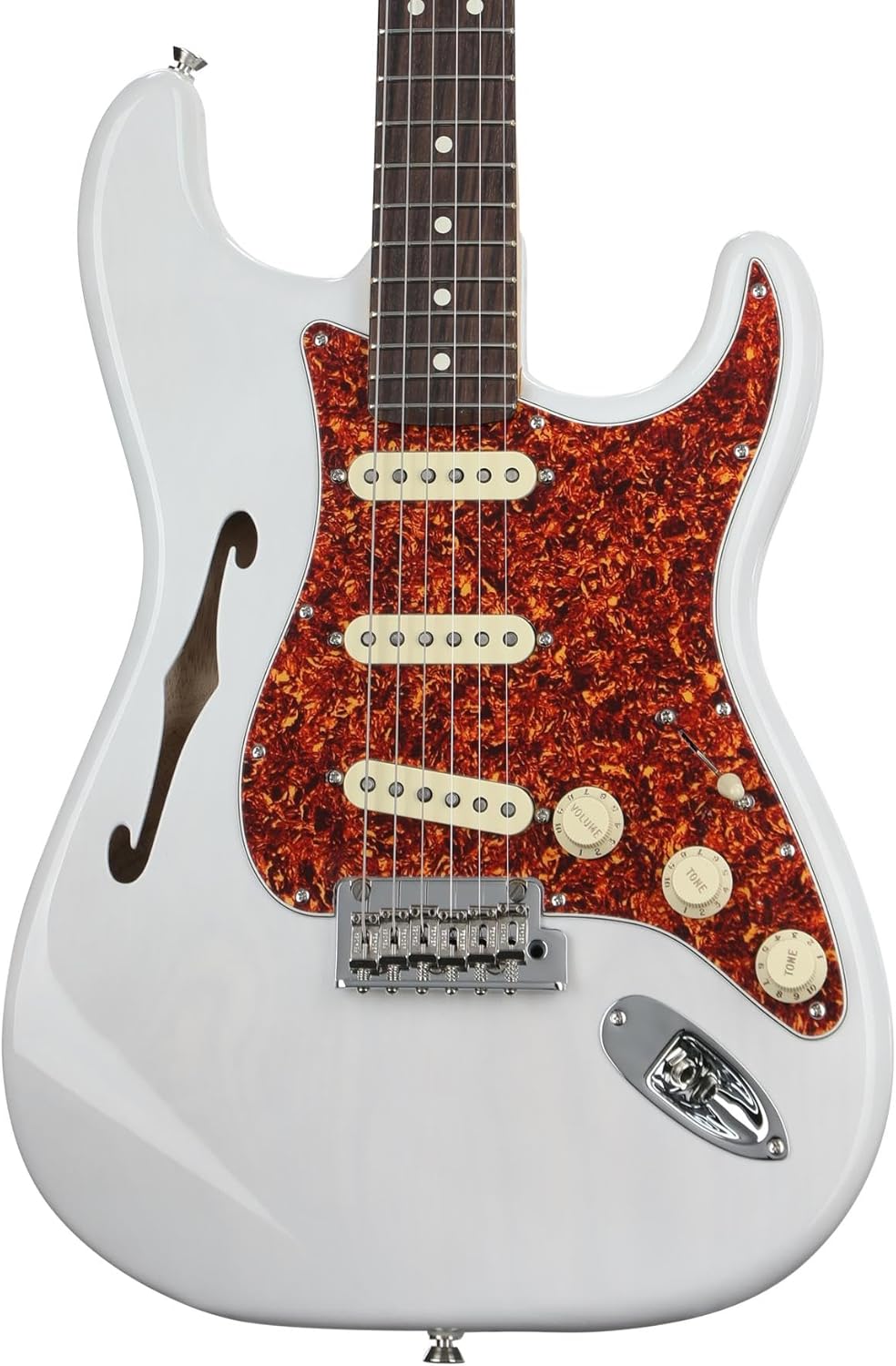 Fender American Professional II Thinline Stratocaster Electric Guitar - White Blonde