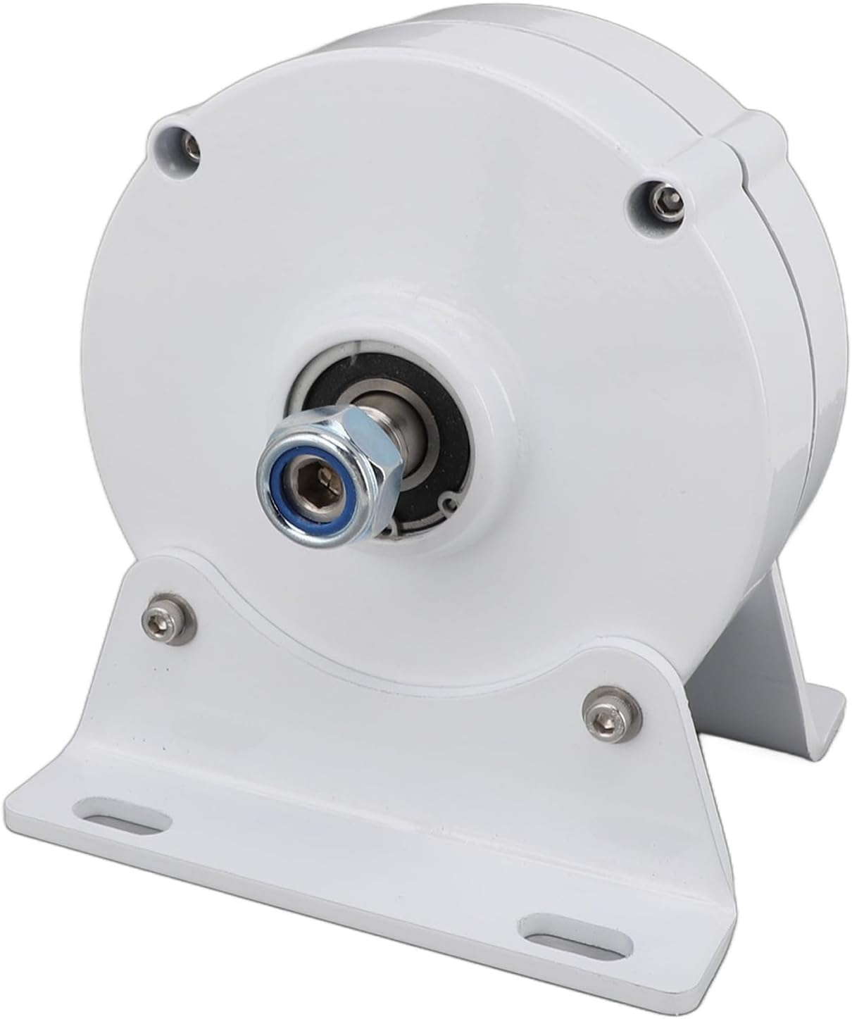 3 Phase AC Permanent Magnet Synchronous Generator Dual Shaft 12V High Efficiency Wind Turbine Power Generator for Home Use Aluminum Alloy Carbon Steel Compact Design (200W)