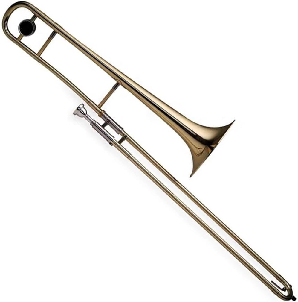 Adult Trombone Instrument Flat Gold Tenor Trombone Brass Professional Beginner Instrument