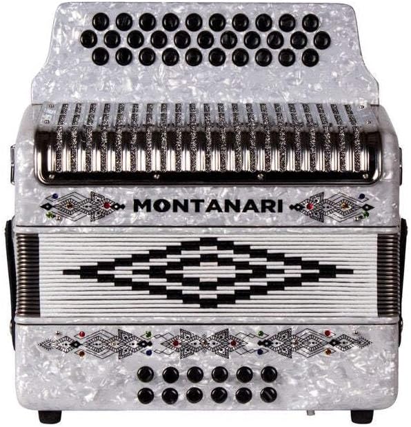 Montanari 3112 G Acordeon FA Blanco Accordion FBE