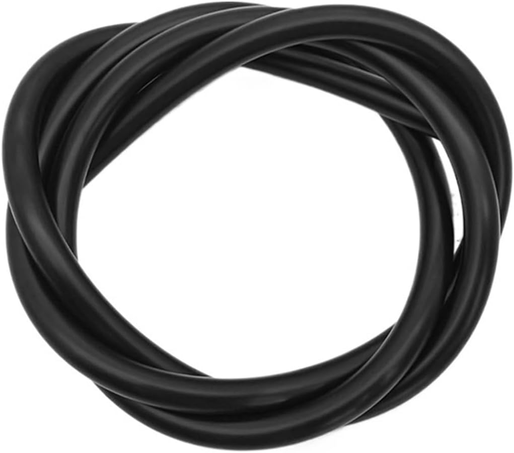 Revive Furniture 3M Food Grade Clear Transparent Silicone Rubber Hose ID 2 3 4 5 6 7 8 9 10 12 16mm O.D Flexible Nontoxic Tube(Black Silicone Tube,3M_OD 16XID 12MM)