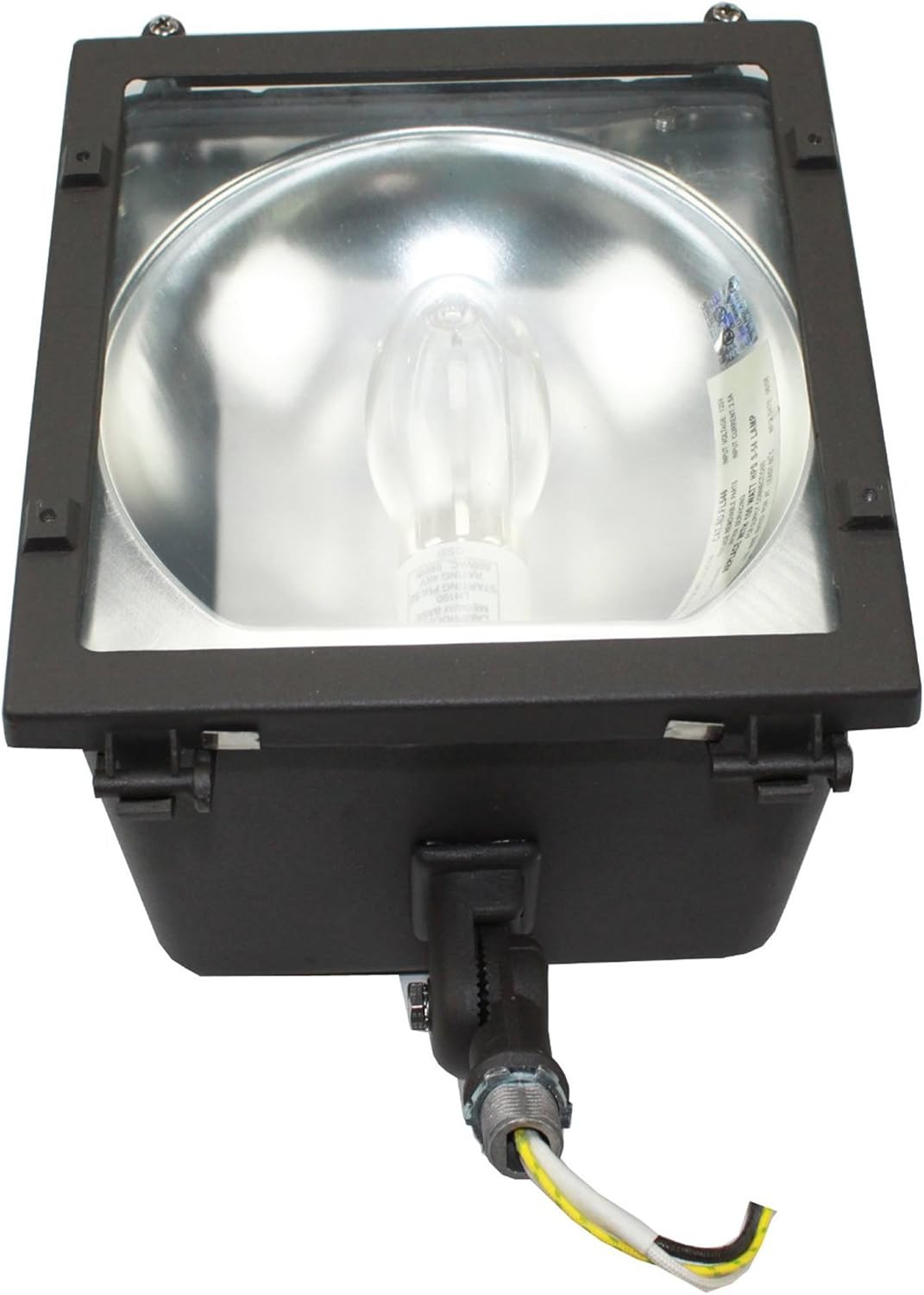 NSI Flm70Sq Multi-Purpose Medium Flood Light 70W Hps Wallpack Outdoor Light; Bronze