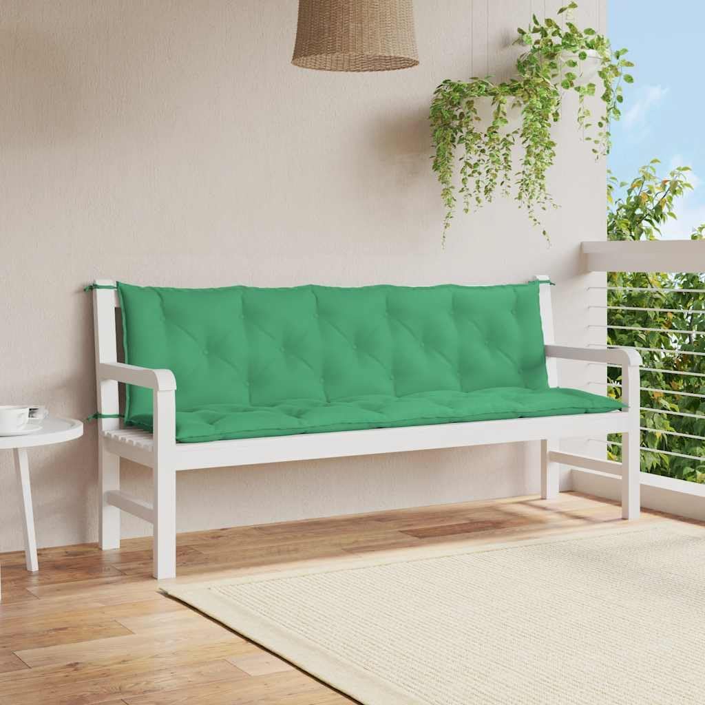 Garden Bench Cushion Green 70.9