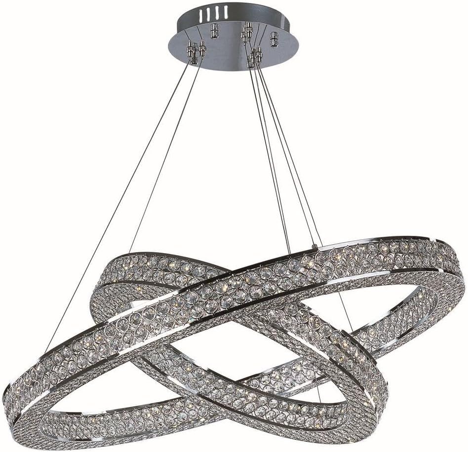 Maxim Eternity 1 Light Large Pendant with Polished Chrome Finish