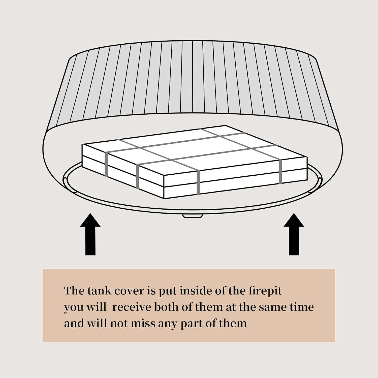 36'' Outdoor Propane Firepit Table Set, Round Gas Fire Pit, 50,000 BTU with Tank Holder