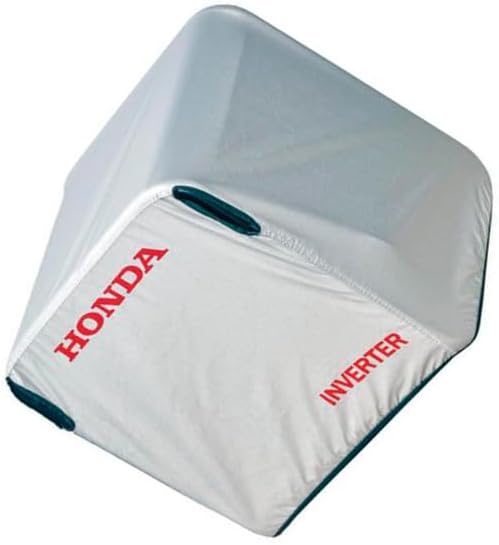 (YPS) 08P57-Z43-001AH Generator Cover EB EG2800 Genuine Logo Custom Fit Water Resistant Silver Compatible with Honda + Other Models