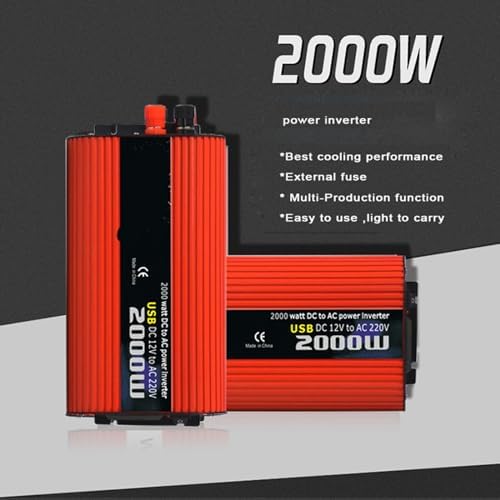 1000W Wind-Solar Hybrid Power Generation System, 2 x 100W Solar Panels, 800W Vertical Axis Wind Turbine, Intelligent Controller, 2000W Inverter, 12V/24V Kit