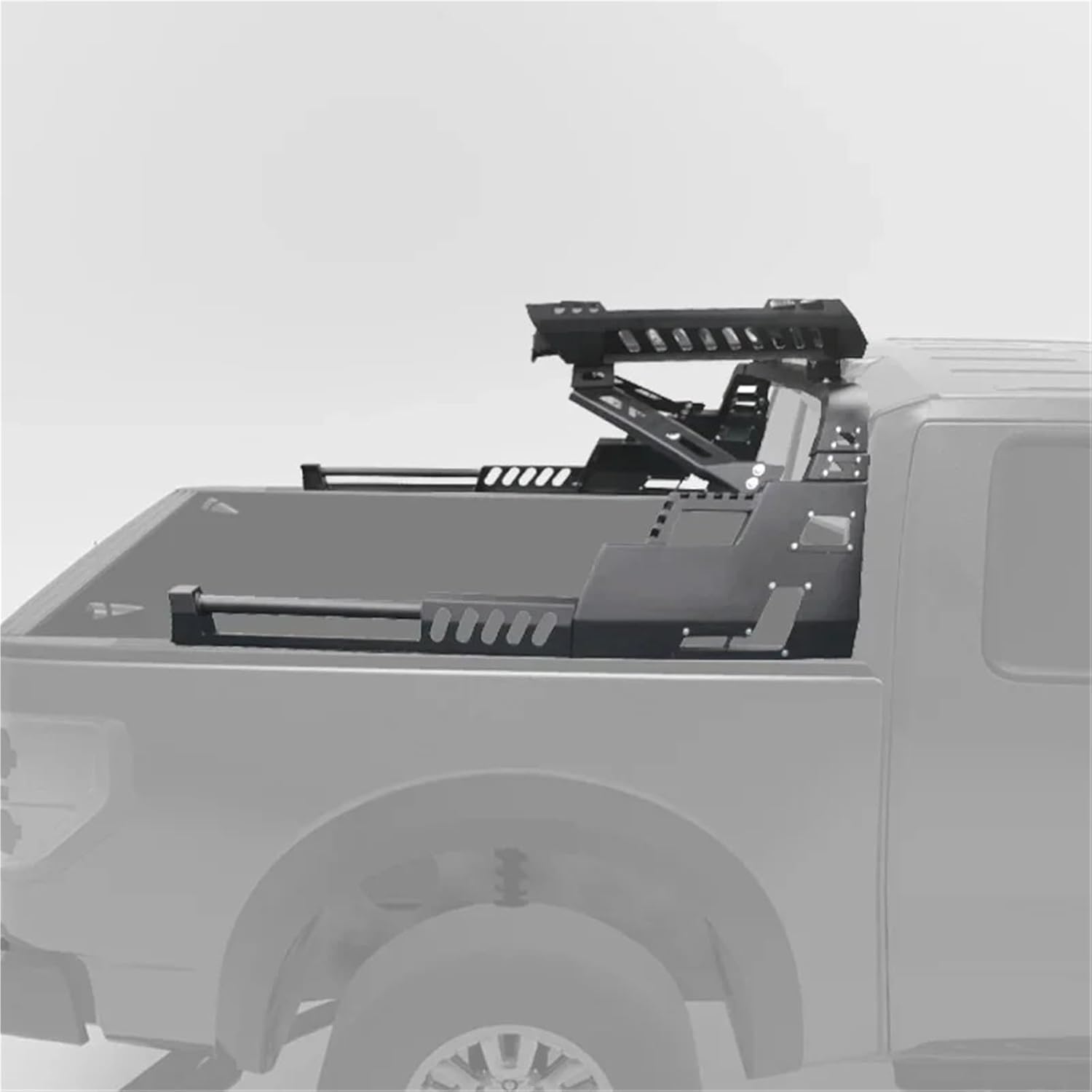 Ratto Other Exterior Accessories Steel Heavy Duty Roll Bar with Basket 4x4 Pick Up Truck Compatible with Ford F150 Roll Bar for Truck