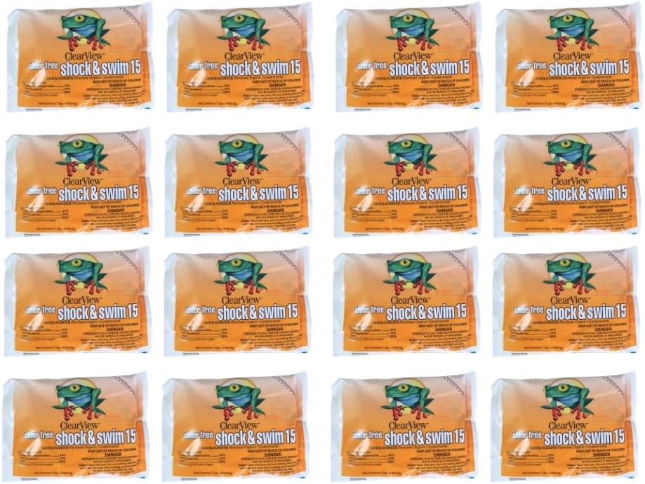 Oreq Clearview Non-Chlorine Shock & Swim | Chlor Free Shock and Swim 15 | CVCF001 (12)