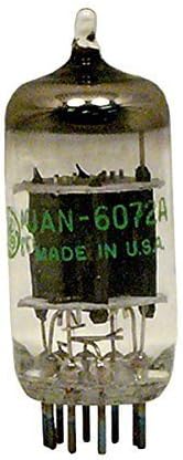 TELEFUNKEN Elektroakustik GE JAN 6072A | Dual Triode Vacuum Tube Graded for Guitar Amplifiers