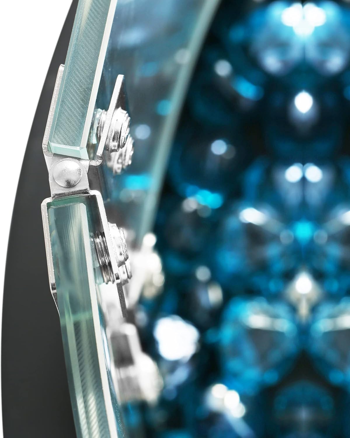 BALI OUTDOORS Round Gas Fire Pit Glass Wind Guard, 20 x 6 inch Clear Tempered Glass Flame Shield, Fire Table Accessory Shield for Outdoor, Garden, Patio, Backyard