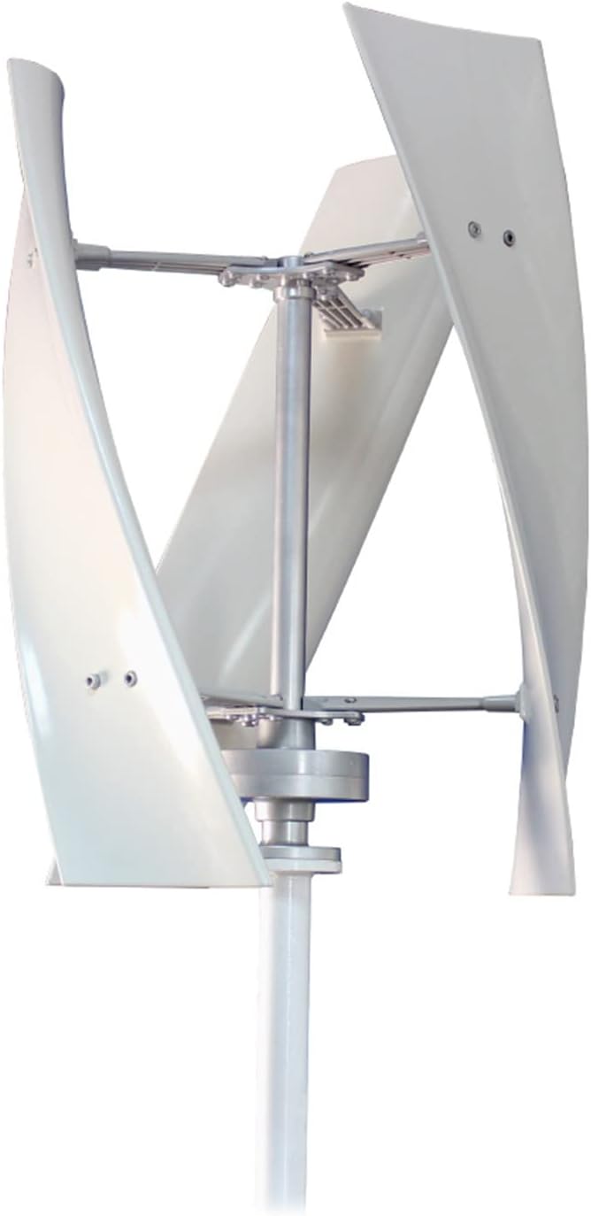 220V No Noise Vertical Wind Turbine Set,10000W 3 Blades Wind Turbine Generator 24V 48V Permanent Maglev Wind Turbine Generator for Outdoor Gardens