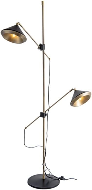 Nordic Floor Lamp 2 Lights Floor Lamp for Living Room Bedroom Home Luminaire Study Decor Lights E27 Standing Lamp