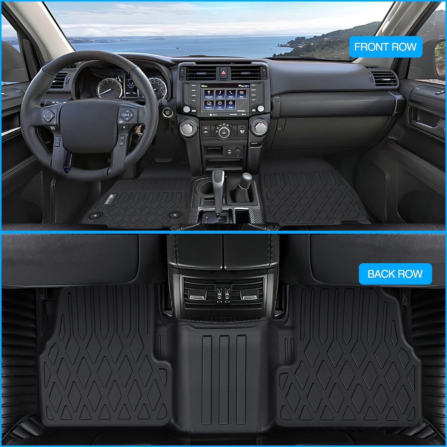 Nilight TPE Floor Mats for 2014 2015 2016 2017 2018 2019 2020 2021 2022 2023 Chevy Trax/2013-2023 Buick Encore,All Weather Custom Fit Heavy Duty Floor Liners