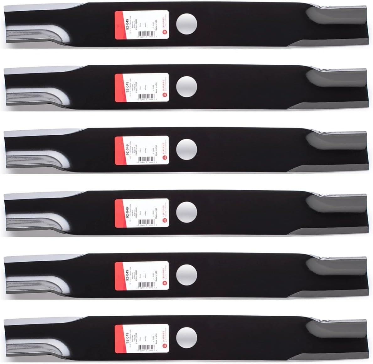6PK 92-049 Lawn Mower Blade 20-9/16